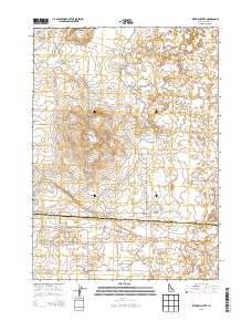 Dietrich Butte 2013 topographic map thumbnail