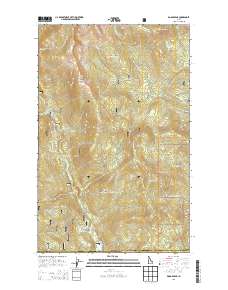 Dodge Peak 2013 topographic map thumbnail