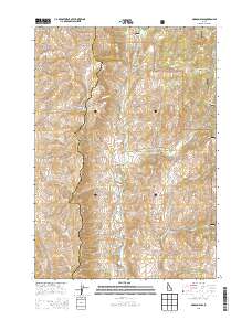 Dodson Pass 2013 topographic map thumbnail