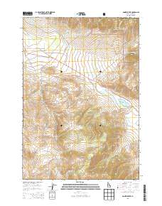 Donkey Creek 2013 topographic map thumbnail