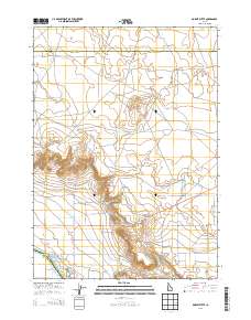 Dorsey Butte 2013 topographic map thumbnail