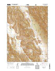 Dry Valley 2013 topographic map thumbnail
