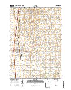 Dubois 2013 topographic map thumbnail
