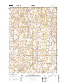 Dubois NE 2013 topographic map thumbnail