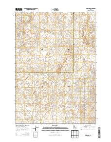Dubois SE 2013 topographic map thumbnail