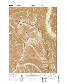 Edaho Mountain 2013 topographic map thumbnail