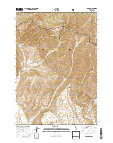 Edie Creek 2013 topographic map thumbnail