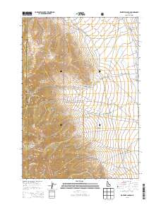 Eightmile Canyon 2013 topographic map thumbnail