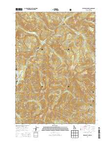 Elevenmile Creek 2013 topographic map thumbnail