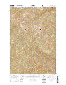 Elk Butte 2014 topographic map thumbnail