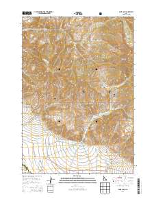 Ennis Gulch 2013 topographic map thumbnail