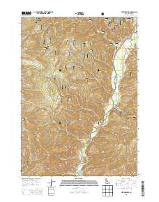 Featherville 2013 topographic map thumbnail