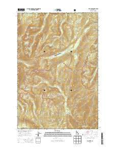 Fish Lake 2014 topographic map thumbnail