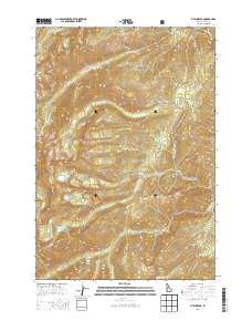 Fitsum Peak 2013 topographic map thumbnail