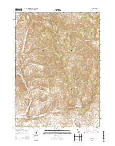 Flint 2013 topographic map thumbnail