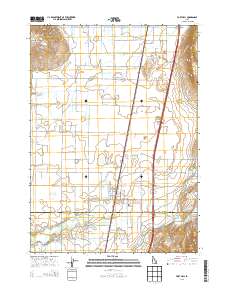 Fort Hall 2013 topographic map thumbnail