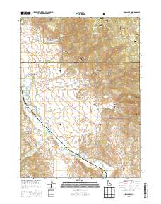 Fossil Canyon 2013 topographic map thumbnail