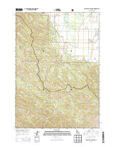 Fourth of July Peak 2013 topographic map thumbnail