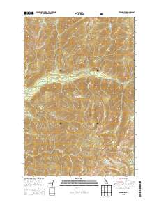 Freeman Peak 2013 topographic map thumbnail