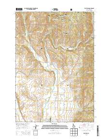 Fruitvale 2013 topographic map thumbnail