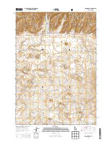 Gardner Lake 2013 topographic map thumbnail