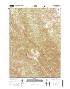 Garns Mountain 2013 topographic map thumbnail