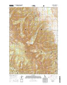 Gilmore 2013 topographic map thumbnail