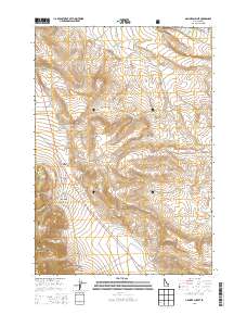 Gilmore Summit 2013 topographic map thumbnail