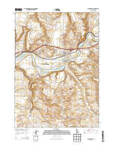 Glenns Ferry 2013 topographic map thumbnail