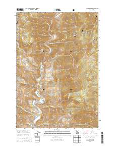 Goldbug Ridge 2013 topographic map thumbnail