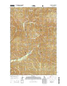 Gorman Hill 2014 topographic map thumbnail