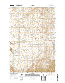 Grangeville West 2013 topographic map thumbnail