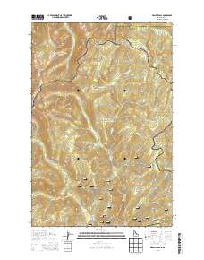 Granite Pass 2013 topographic map thumbnail