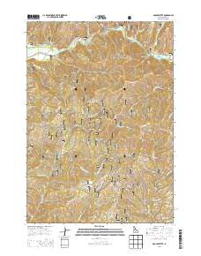 Grouse Butte 2013 topographic map thumbnail