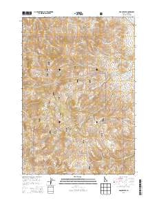 Grouse Peak 2013 topographic map thumbnail