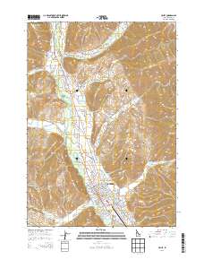 Hailey 2013 topographic map thumbnail