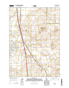 Hamer 2013 topographic map thumbnail