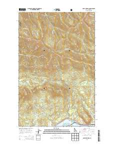 Happy Fork Gap 2013 topographic map thumbnail