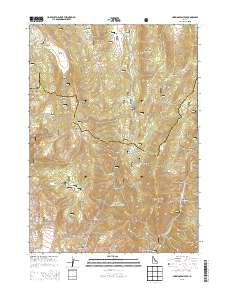 Harrington Peak 2013 topographic map thumbnail