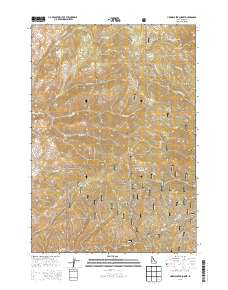 Harris Creek Summit 2013 topographic map thumbnail