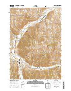 Harry Canyon 2013 topographic map thumbnail