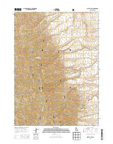 Hartley Peak 2013 topographic map thumbnail