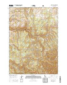 Hawley Gulch 2013 topographic map thumbnail