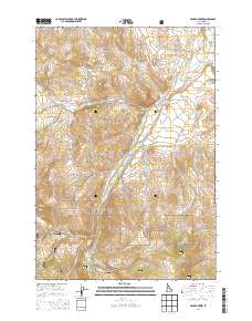 Hayden Creek 2013 topographic map thumbnail
