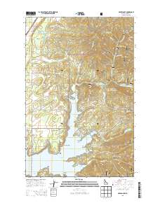 Hayden Lake 2013 topographic map thumbnail