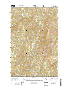 Headquarters 2013 topographic map thumbnail