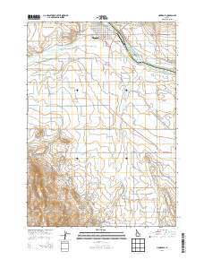 Homedale 2013 topographic map thumbnail