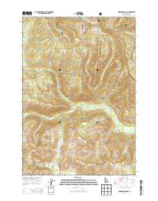 Honeymoon Lake 2013 topographic map thumbnail