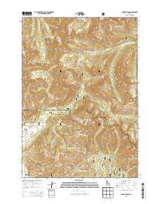 Horton Peak 2013 topographic map thumbnail