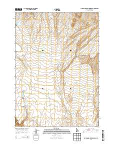 Hot Springs Creek Reservoir 2013 topographic map thumbnail